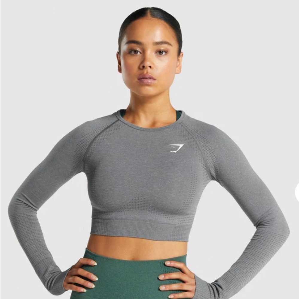 Gymshark Vital Seamless Long Sleeve 2.0 Crop NWT